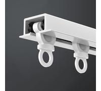 Sistema di binari per tende da incasso a soffitto, ideale per divisori, finestre e docce, design elegante, facile da installare, funzionamento regolare per la decorazione della casa
