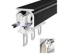 Sistema di binari per tende da soffitto, binario divisorio resistente, flessibile per montaggio a soffitto o parete per una facile installazione e un uso versatile