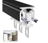 Sistema di binari per tende da soffitto in alluminio, 0,5 m, 1 m, 6 m, resistente alla ruggine, soluzione versatile per la privacy per doccia, soggiorno, camera da letto