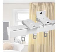 Sistema di binari scorrevoli silenziosi per pareti e soffitti, resistente, facile installazione per la decorazione della casa e dell'ufficio, gestione versatile dello spazio