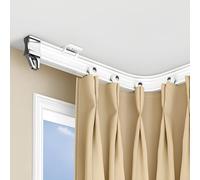 Sistema di binario curvo flessibile per tenda per Bay & RVs divisorio da soffitto o parete 1,30 m guida regolabile per tenda facile installazione versatile soluzione decorativa