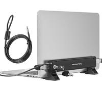 Sistema Di Bloccaggio Blocco Sicurezza Per Laptop Con 2m Cavo Chiavato Antifurto