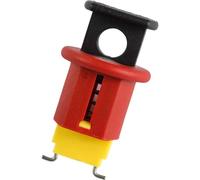 Sistema di Blocco Interruttore Automatico ABB Ms325, Nero/Rosso/Giallo, Confezione da 6