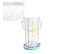 Sistema di Campionamento dell'Acqua con Mestolo di Plastica Addensato,Campionatore a Pendolo per Becher Laghi Fiumi Pozzi Serbatoi,Raccolta di Campioni di qualità dell'Acqua,2.5L