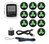 Sistema di cercapersone wireless per ristoranti con vibrazione, suoneria, display multilinea, ricaricabile, lunga autonomia in standby fino a 15