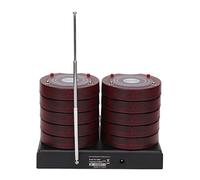 Sistema di Chiamata Wireless, 999 Plug And Play Restaurant Pager da 1 a 10 per Negozi di Auto (Spina Europea)