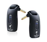 Sistema di chitarra A9 2,4 GHz agli ioni di litio ricaricabile 270° Trasmettitore audio wireless Acustico, Basso, Violino, Tastiera Strumenti Elettrici Nero