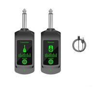 Sistema di chitarra wireless con risposta 20Hz-20kHz 0,2% THD e 110dB gamma dinamica per la consegna espressiva del tono (uno a uno)