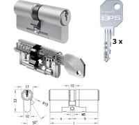 Sistema di chiusura a doppio cilindro Modulo EPS / nichel opaco