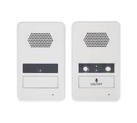 Sistema di citofono con altoparlante per finestra, 200 m, anti-interferenza, a doppia via, con microfono e altoparlante per conversare attraverso la finestra di vetro, per affari, banche, ospedali