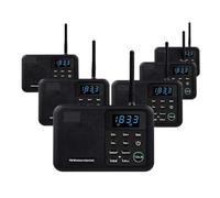 Sistema di citofono wireless per casa e azienda di interfono domestico wireless for ufficio aziendale domestico di comunicazione da stanza a stanza a 10 canali da 5280 piedi