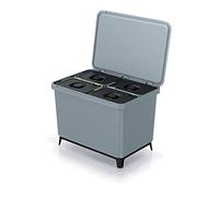 Sistema di classificatore di riciclaggio grigio 4x10L Keden