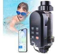 Sistema di clorazione salata, generatore di cloro per acqua salata con controllo intelligente tramite app, per piscine fino a 60.000 galloni, 40g/h (30K-50K)