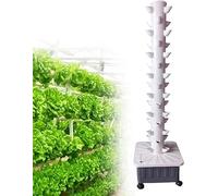 Sistema di Coltivazione idroponica, 15 Piani 45 Fori Set di Torri idroponiche, Torre Verticale di Coltivazione idroponica da Giardino, Sistema di Coltivazione, Sistema di Coltivazione vertic