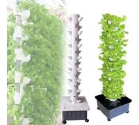 Sistema di Coltivazione idroponica a 45 Fori, Torre di Coltivazione idroponica, Sistema di irrigazione Automatico per Interni, Torre di Coltivazione Senza Pavimento, Kit di Coltivazione ad a