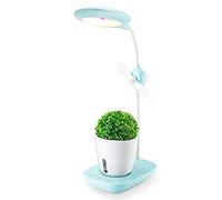 Sistema di coltivazione idroponica, giardino di erbe aromatiche da interno con luce di lettura per la protezione degli occhi e livello dell'acqua visibile, purificatore d'aria per uso sulla scrivania
