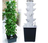 Sistema di coltivazione idroponica - Kit aeroponico per erbe, frutta, verdura con pompa, adattatore, timer, vasi a rete per giardinaggio indoor