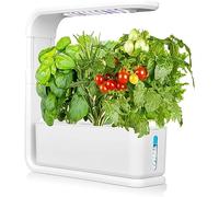 Sistema di Coltivazione idroponica, Kit di Coltivazione idroponica, Kit per orto di Erbe aromatiche da Interno con 3 Capsule, Luce di Coltivazione, Timer Automatico, Kit di germinazione, Alt
