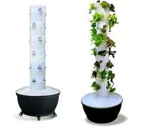 Sistema di Coltivazione idroponica, Kit di Coltivazione idroponica, Torre idroponica a 6 Livelli, 36 baccelli, fioriera Intelligente, Kit di Attrezzature per la Semina Senza Terra, Verdure,