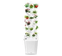 Sistema di coltivazione idroponica, kit per sistema di giardino verticale da interno da 30 piante, torre di coltivazione idroponica con serbatoio da 10 litri e livello visivo dell'acqua, kit di germin