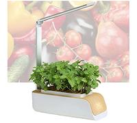 Sistema di Coltivazione idroponica, Lampada per la Crescita delle Piante con Altezza Regolabile, Display della Temperatura, Kit per la Coltivazione di Piante da Interno, per Verdure, Piani d