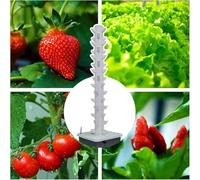 Sistema di Coltivazione idroponica Set di Torre idroponica per piantagione idroponica, Torre Verticale per piantagione idroponica da Giardino con Pompa e Serbatoio d'Acqua Rimovibile, Adatto