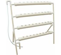 Sistema di Coltivazione idroponica Sistema di Coltivazione idroponica 36 Sito per Piante Sistema di Coltivazione idroponica trapezoidale a 4 Tubi con Pompa dell'Acqua da 110 V, Spugna per pi