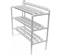 Sistema di Coltivazione idroponica Sistema di Coltivazione idroponica 90 Sito per Piante Kit di Coltivazione idroponica 3 Strati 3 File 10 Tubi Sistema di piantagione con Pompa dell'Acqua 11