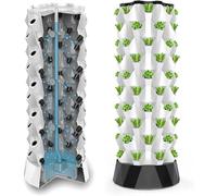 Sistema di Coltivazione idroponica, Torre idroponica da 48/64/80 vasi, Ciclo dell'Acqua per Piante da Interno - Sistemi di Coltivazione da Giardino, Torre idroponica Verticale, Torre idropon