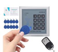 Sistema di controllo accessi, kit di controllo accessi blocco porta scossa elettrica, utilizzare tessera di prossimità, password o password mista per aprire la porta, telecomando sbloccabile da remoto