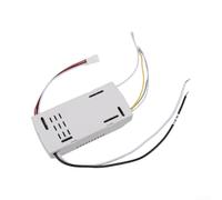 Sistema di controllo della ventola wireless con telecomando 433 per luci da 106 cm, incluso driver motore CC 110 V e ricevitore 24 V, offre sei livelli di flusso d'aria più luminosità regolabile e