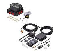 Sistema di controllo elettronico universale for sospensioni pneumatiche automatiche da 12 V con KIT elettrovalvola con sensore di altezza Bluetooth/remoto/APP