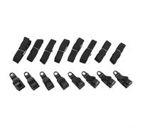 Sistema di copertura solare per piscina, con cuciture rinforzate e cinghia in nylon, progettato per resistere all'esposizione al sole e all'uso frequente (morsetto 8 + corda 8)