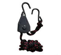 Sistema di corda per appendere il gancio a S in plastica per uso esterno, ideale per sostenere tende e sollevamento pesante, con corda in polipropilene per una presa sicura (A 3/8-10 mm 3 metri)