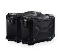 Sistema di custodia in alluminio SW-Motech TRAX ADV - Nero. 45/37 l. Suzuki V-Strom 1050 (19-).