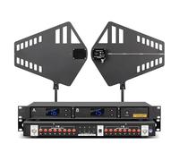 Sistema di distribuzione dell'antenna UHF, amplificatore dell'antenna for microfono wireless/amplificatore del segnale, gamma di frequenza 400-950 MHz, 16 canali