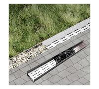 Sistema di drenaggio durevole per patio, giardini e aree esterne, kit di drenaggio decorativo per ghiaia (H10 x W20 cm)