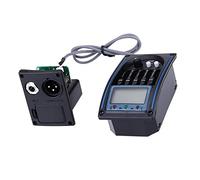 Sistema Di Equalizzazione EQ A 5 Bande Preamplificatore Per Chitarra Acustica Piezo Pickup Sintonizzatore Schermo LCD Accessori per chitarra acustica