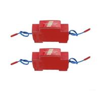 Sistema di estintore automatico per armadi elettrici, montaggio su guida DIN, scatto a 170 °C, compatto per scatole di distribuzione ≤ 0,3 m³, (2 pezzi)