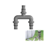 Sistema di filtraggio a sabbia, connettore per tubi da 38 mm e 32 mm, tubo per piscina da 38/32 mm, connettore per pompe filtranti per Intex Bestway Coleman, adattatore per tubo da piscina (valvola a