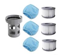 Sistema di filtraggio avanzato compatibile con Miweba per vasche idromassaggio Mspa come Delight For Premium For Elite e Concept offre una purificazione dell'acqua costante utilizzando robusti