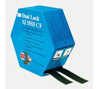 3M Sistema di fissaggio richiudibile Dual Lock SJ355D CF MINI Nero 25 mm x 5 m Ref 345184518