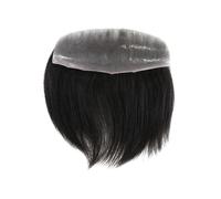 Sistema di frange per capelli umani frontali invisibili da uomo