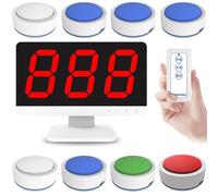 Sistema di gioco a quiz interattivo wireless con telecomando, modalità di risposta multiple, cicalino di risposta wireless per quiz, per quiz televisivi, attività educative ed eventi di gruppo diver