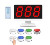 Sistema di gioco a quiz wireless con schermo LCD e 3-16 cicalini, 4 colori di richiesta di stato, 3 modalità di risposta per concorsi scolastici interattivi