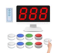 Sistema di gioco a quiz wireless con schermo LCD e 3-16 cicalini, 4 colori di richiesta di stato, 3 modalità di risposta per concorsi scolastici interattivi