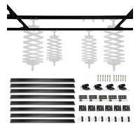 Sistema di guida da soffitto panoramico da 2,8 x 2,8 m, supporto da parete per puleggia pantografo, studio fotografico, illuminazione video, scatola luminosa, proiettore non incluso