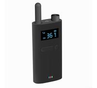 Sistema di guida turistica portatile per conferenze e seminari wireless, ricevitore trasmettitore 2.4G con portata 100-150M, nero (trasmettitore nero)