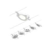 Sistema di illuminazione LED a funi Paulmann Wire RoundMac a 5 luci, bianco Paulmann