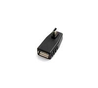 Sistema di ingresso S Host OTG adattatore usb a a Mini USB maschio adattatore con spina angolare a 90 ° a sinistra On The Go Host Cavo